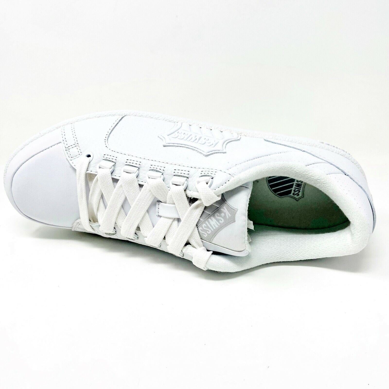 K-Swiss Dolton Triple White Mens Casual Shoes Sneakers 02121101
