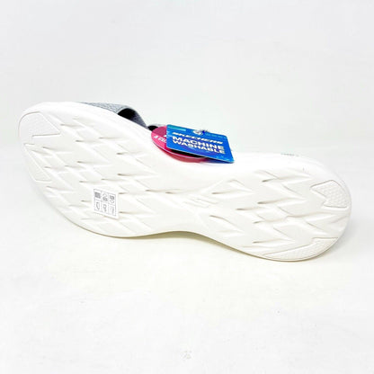 Skechers On The Go 600 Glistening Silver Womens Slip On Slide Sandals