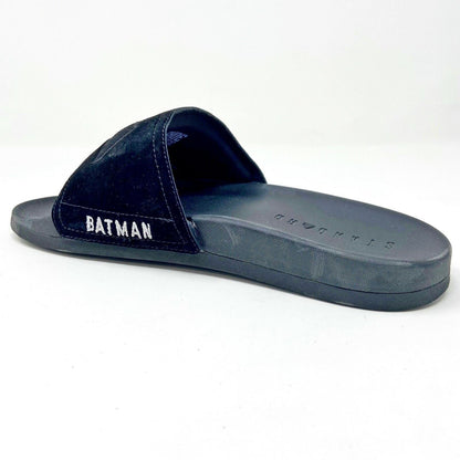 STNDRD Standard Monaco Justice League DC Comics Batman Black Mens Sandals