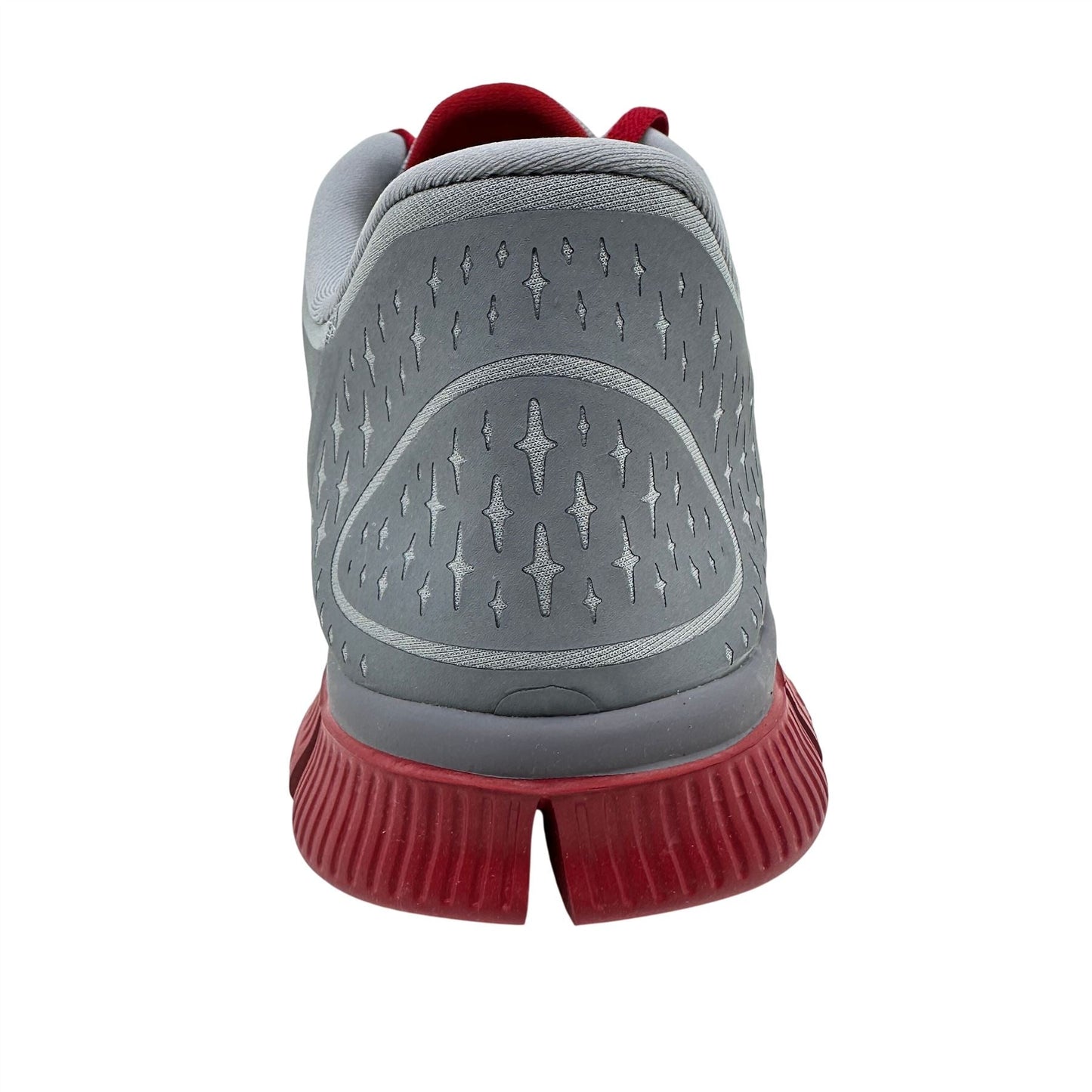 Nike Free Run+ 3 Wolf Grey Gym Red Mens Athletic Sneaker