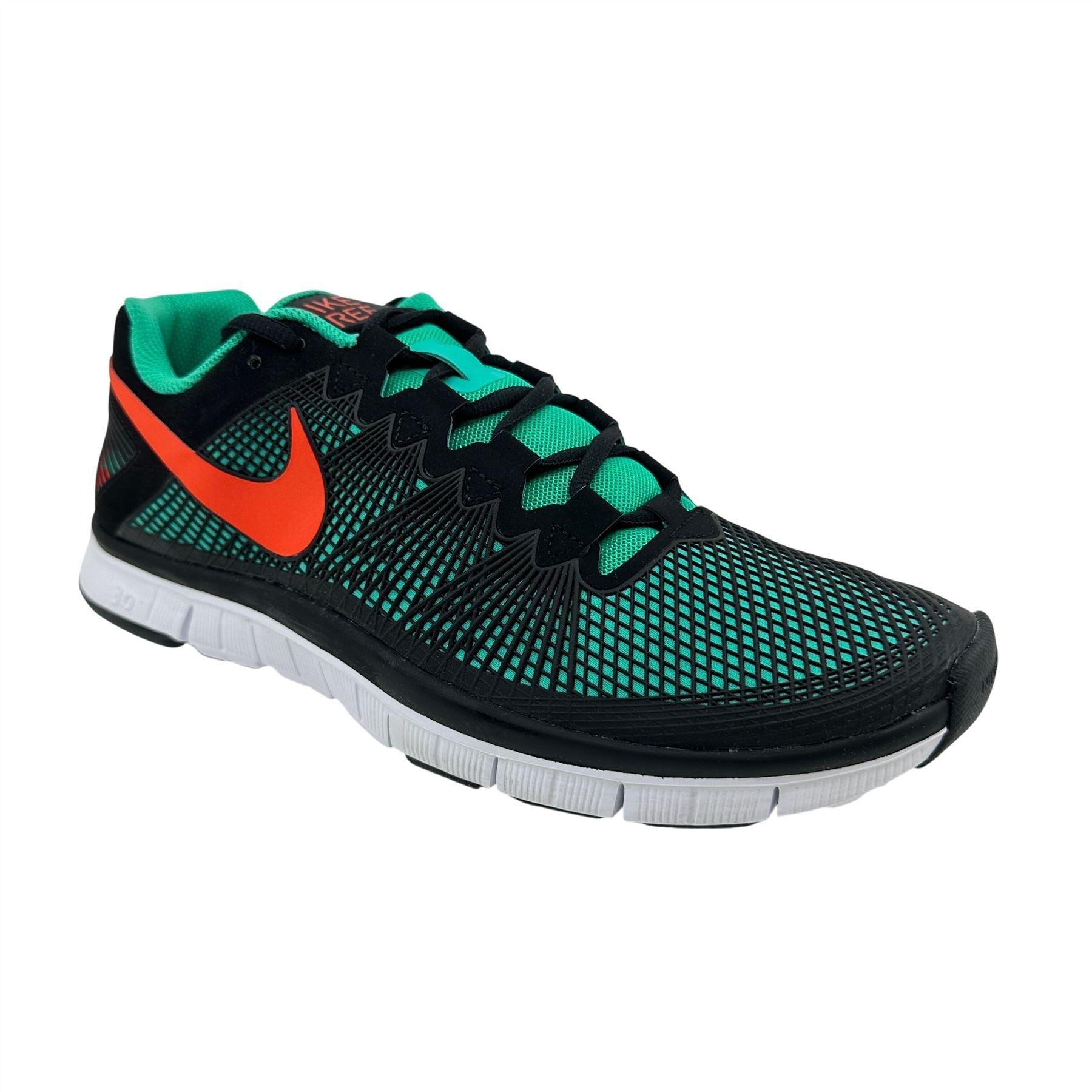 Nike Free Trainer 3.0 Atomic Teal Team Orange Black Mens Athletic Sneaker