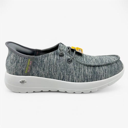 Skechers Go Walk Joy Iris Gray Womens Wide Athletic Sneaker