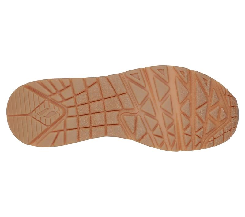 Women's Wide Fit Skechers Uno 155196W Shimmer Away Trainers
