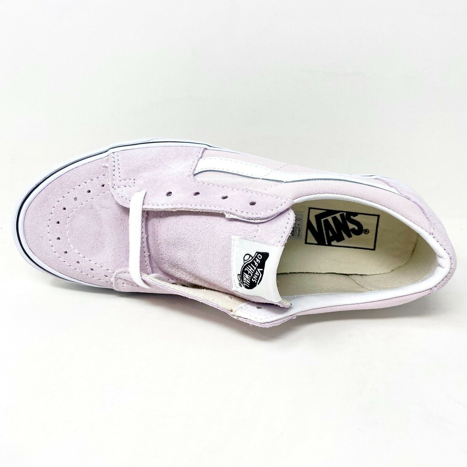 Vans SK8 Low Orchid Ice True White Womens Suede Casual Shoes Sneakers