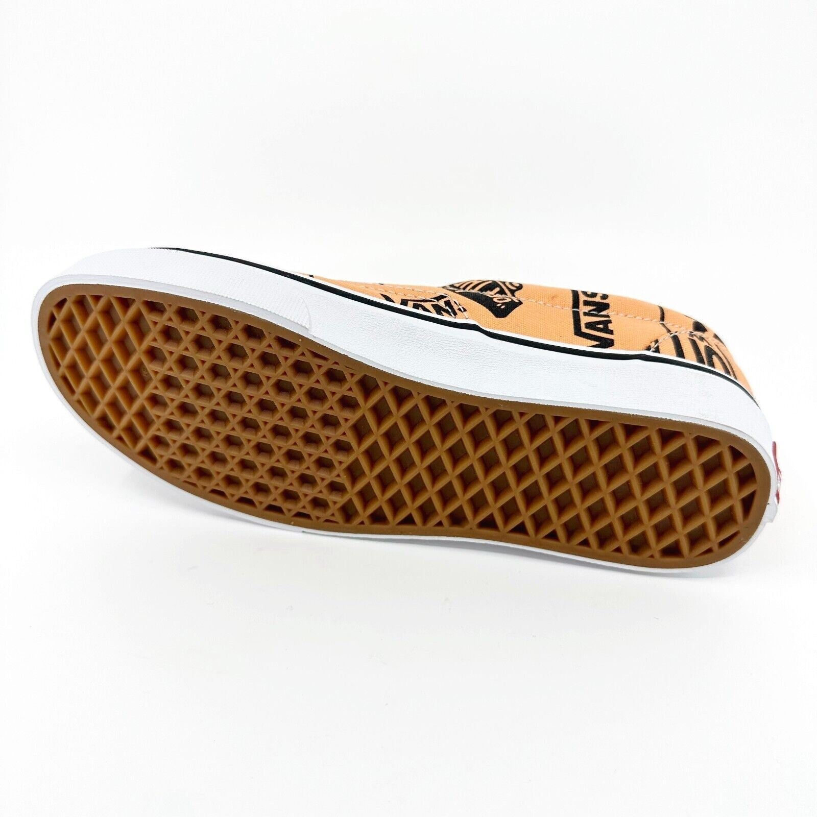 Vans Era Big Logo Off The Wall Tangerine Orange Black Mens Size 6 Sneakers