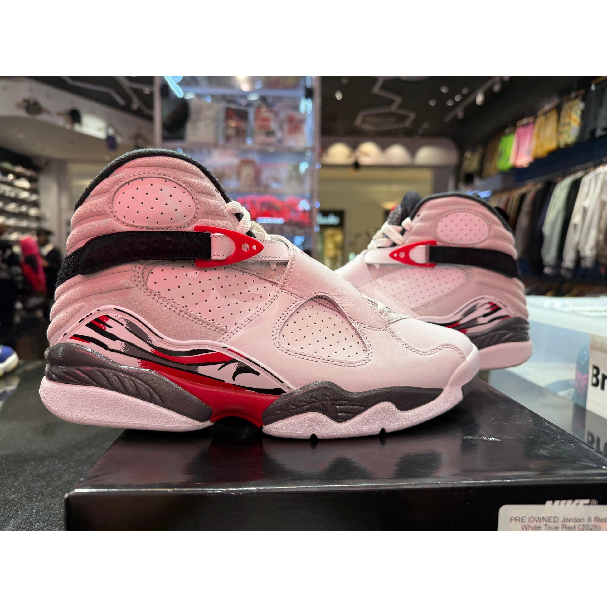 PRE OWNED Jordan 8 Retro White True Red (2025)