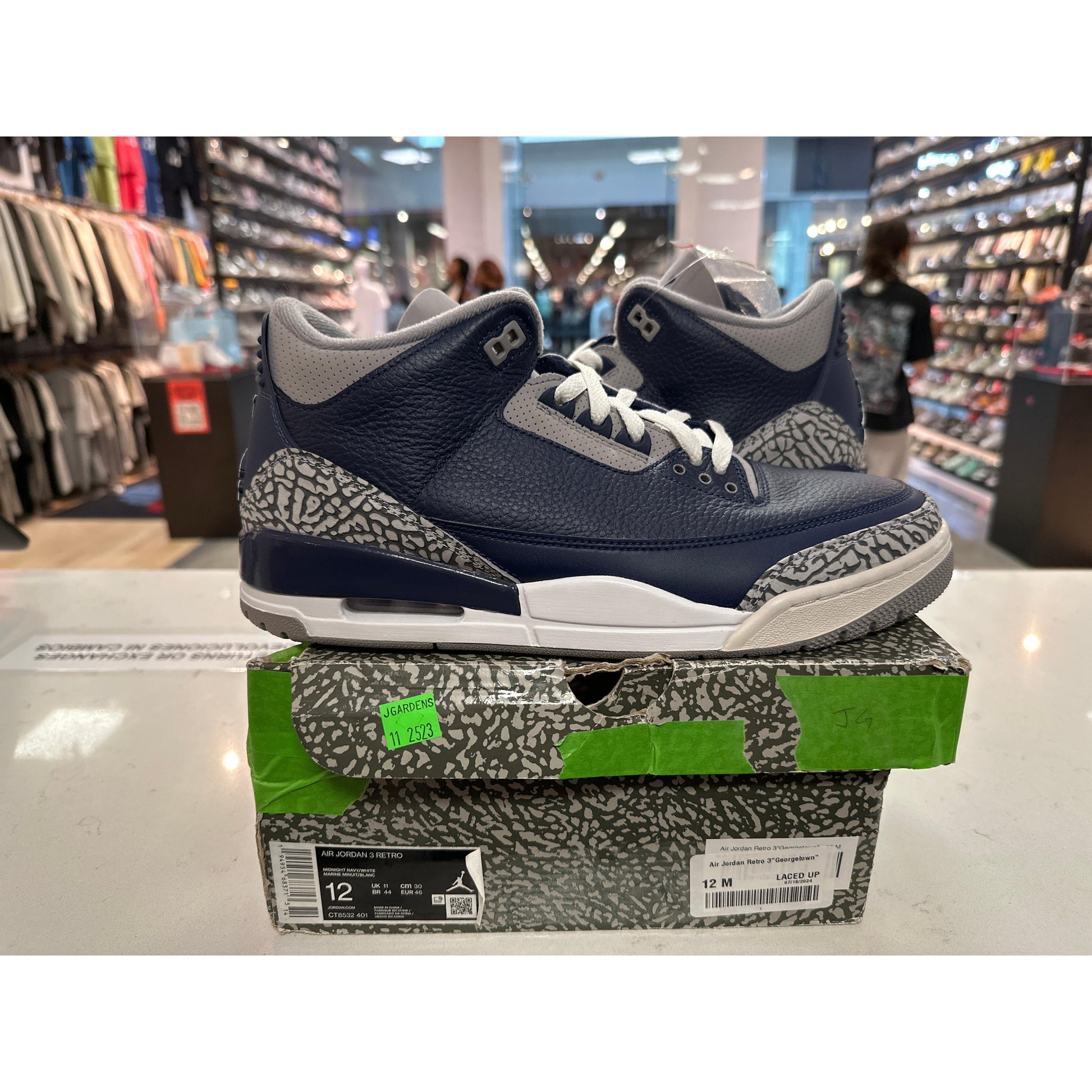 Air Jordan Retro 3"Georgetown" Conditional