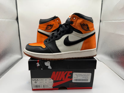 PRE OWNED Jordan 1 Retro High OG Satin Shattered Backboard (Women's)