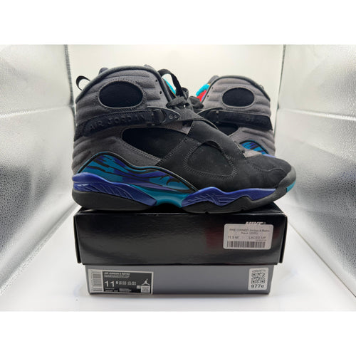 PRE OWNED Jordan 8 Retro Aqua (2025)