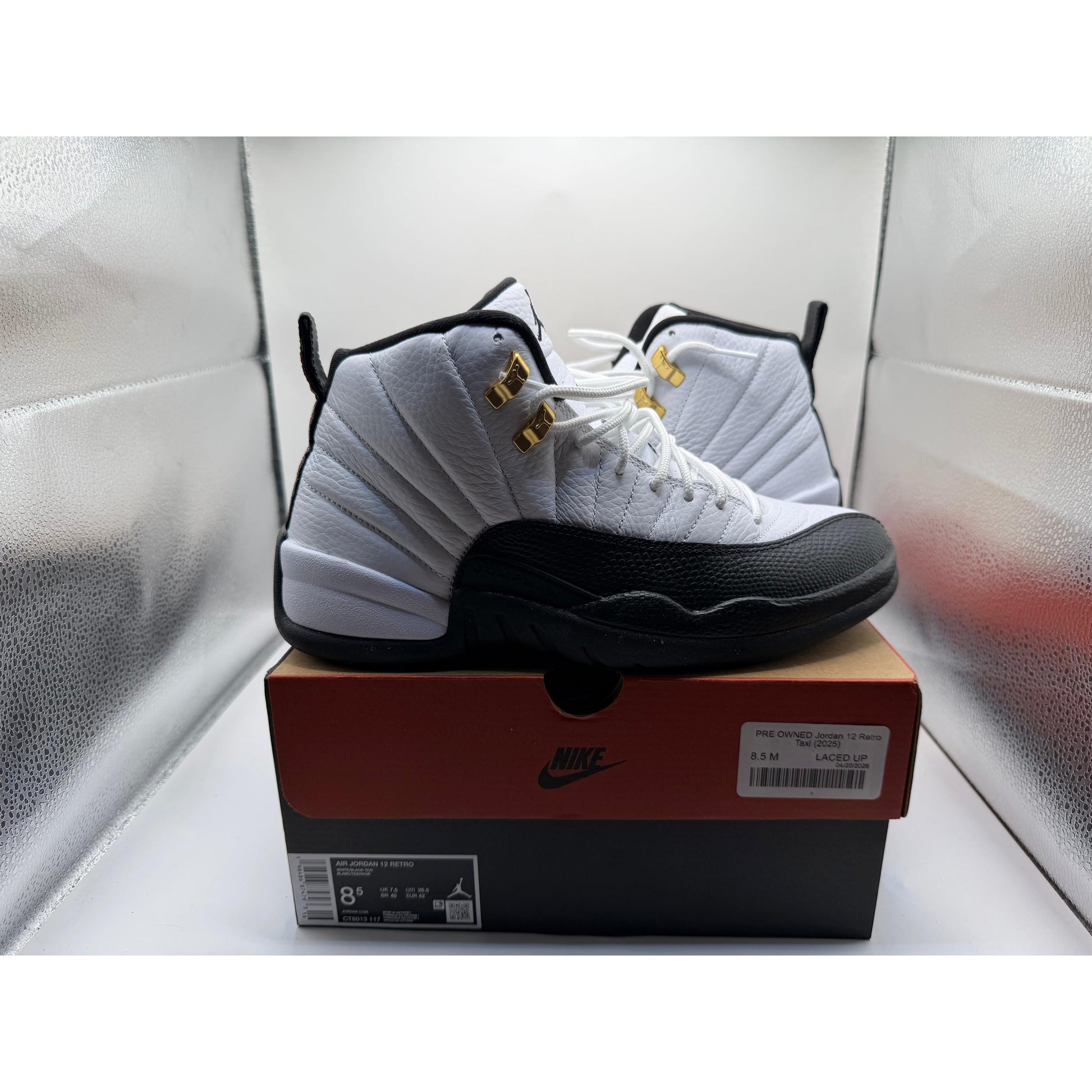 PRE OWNED Jordan 12 Retro Taxi (2025)
