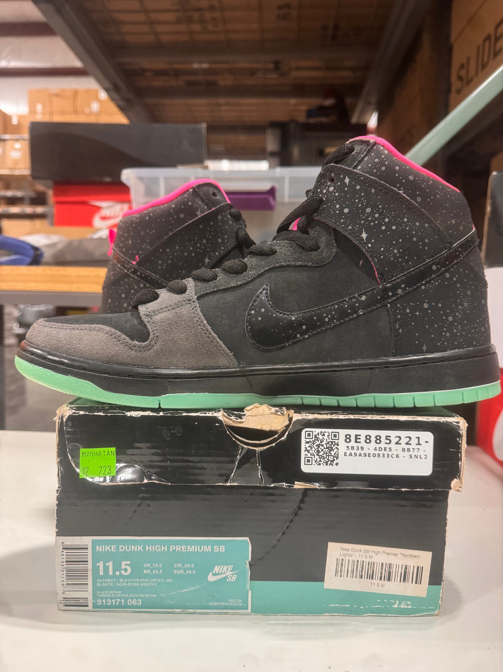 *Conditional* Nike SB Dunk High Premier Northern Lights DS