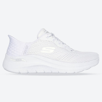 Women's Wide Fit Skechers 150066 Slip-ins Arch Fit 2.0 Easy Chic Trainers