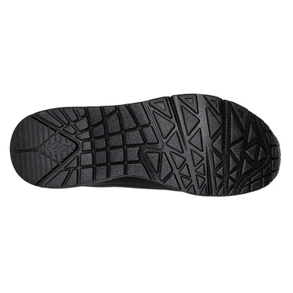Women's Wide Fit Skechers Uno 155196W Shimmer Away Trainers