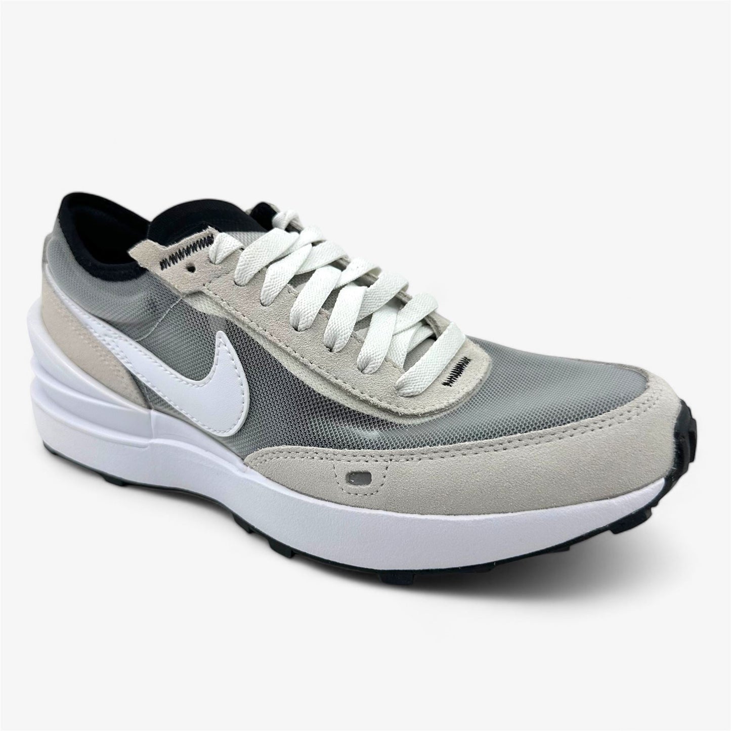 Nike Waffle One GS Summit White Black Kids Size 5 Athletic Sneaker