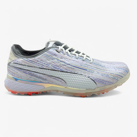 PUMA Proadapt Spectra White Silver Mens Waterproof Golf Shoes