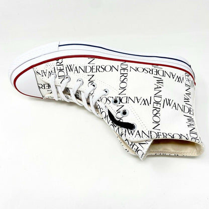 Converse Chuck 70 Hi Grid JW Anderson White Black 160808C Womens Size 7.5