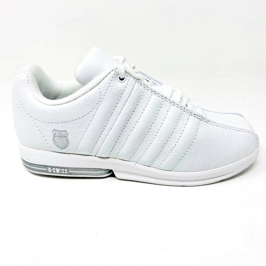 K-Swiss Renz White Light Grey Child Kids Casual Sneakers 51271106