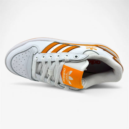Adidas Forum Bold Stripes Cloud White Orange Womens Athletic Sneaker