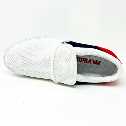 Supra Cuba White White Mens Size 8 Skate Sneakers 08105 101