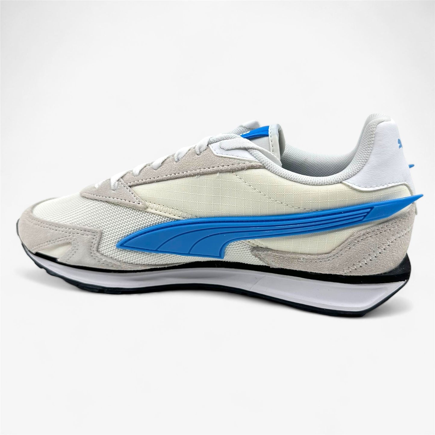 PUMA Lo Rider Tech Retro Marshmallow Black Womens Athletic Sneaker