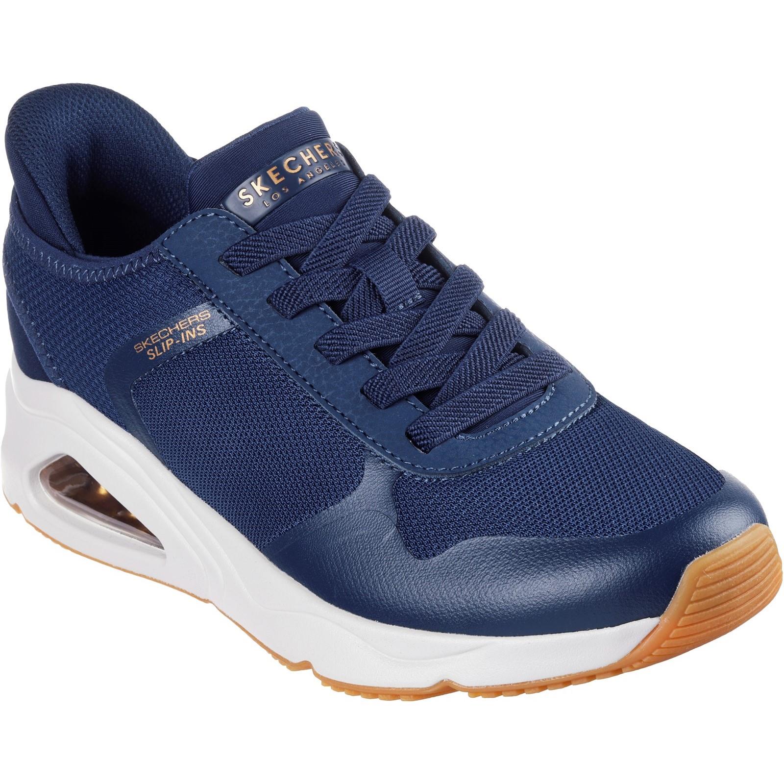 Women's Wide Fit Skechers 177116 Slip-ins Tres Air Uno Easy Steppers Trainers