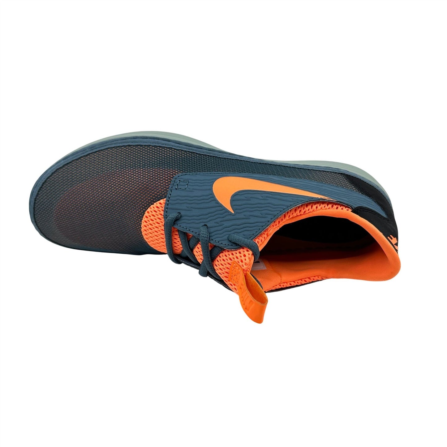 Nike Solarsoft Moccasin Night Fall Atomic Orange Black Mens Athletic Sneaker