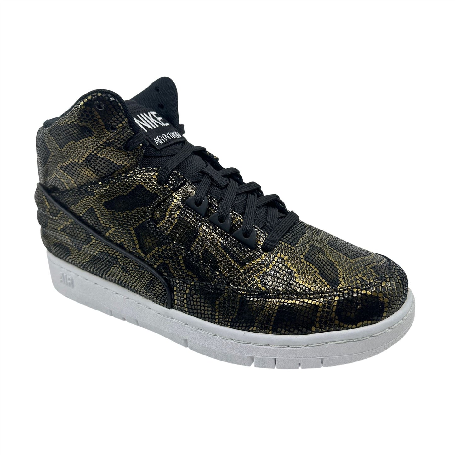 Nike Air Python Premium Black White Mens Athletic Sneaker