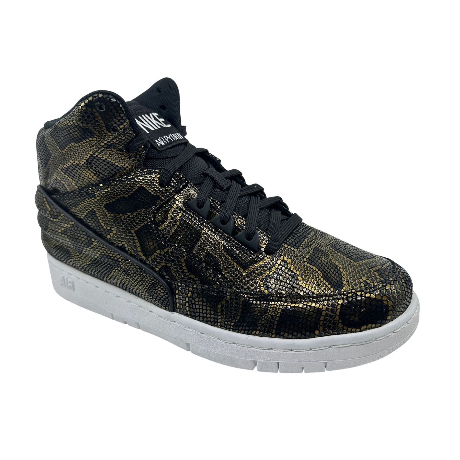 Nike Air Python Premium Black White Mens Athletic Sneaker