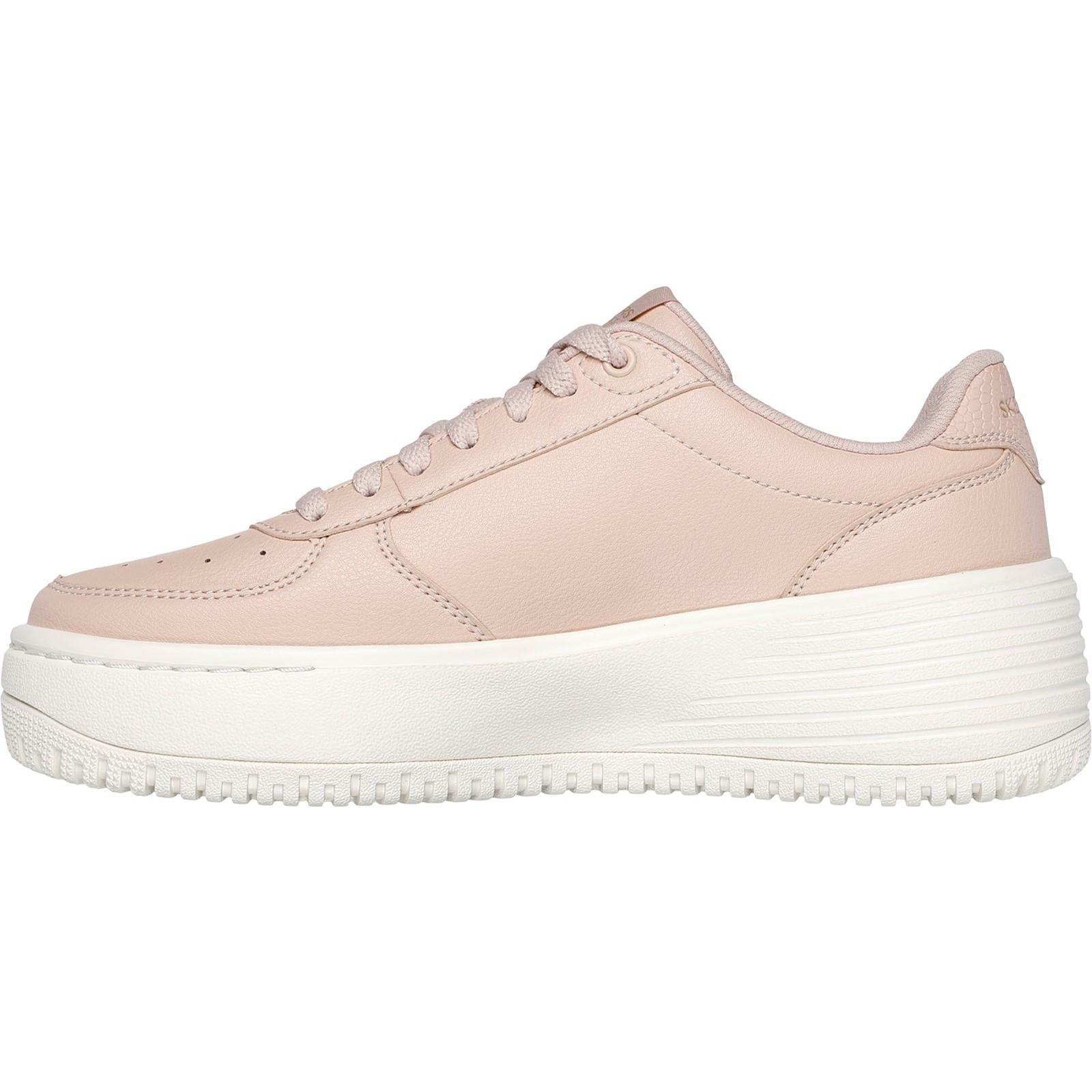 Women's Wide Fit Skechers 185110 Court Classics Grand 92 Be Lifted Trainers