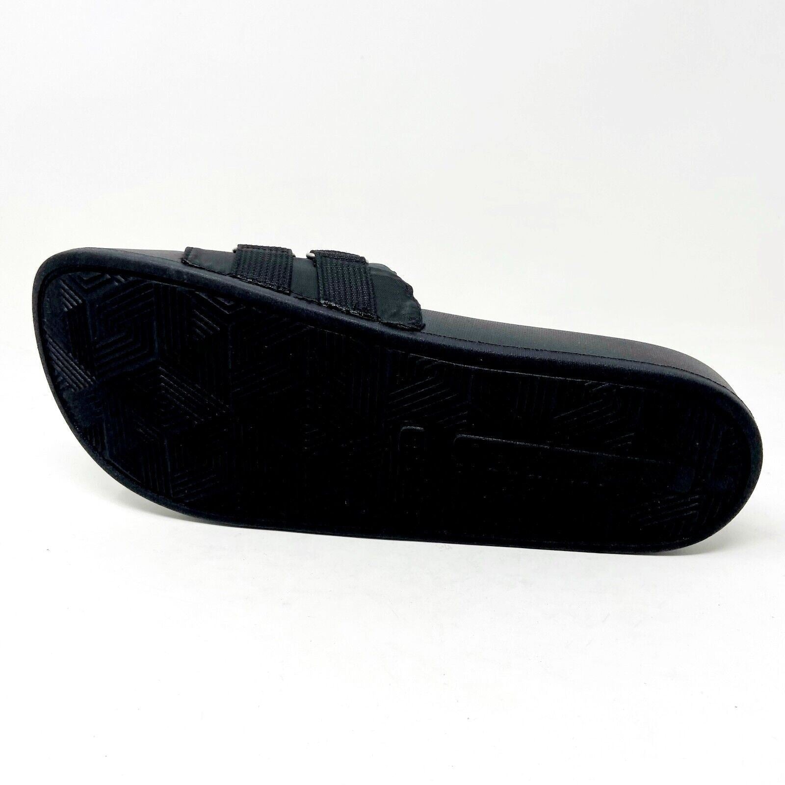 STNDRD Standard Los Angeles Monaco Double Strap Black Mens Slides Sandals
