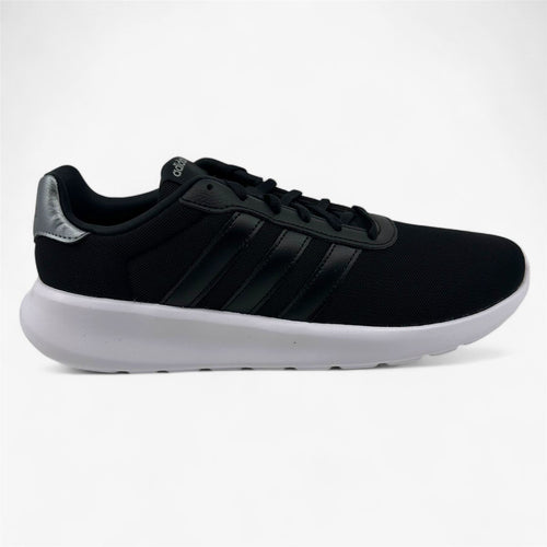 Adidas Lite Racer 3.0 Black White Womens Athletic Sneaker