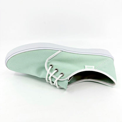 VANS Tazie SF Gossamer Green White Sneakers Womens Size 9.5