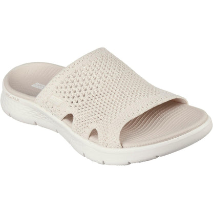 Women's Wide Fit Skechers 141425 Go Walk Flex Elation Sandals
