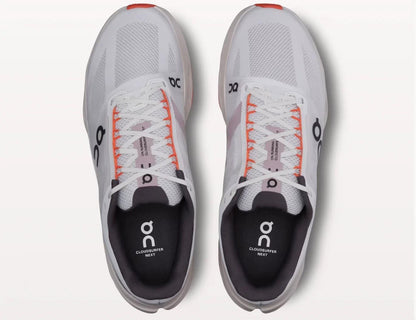 Women's Wide Fit On Cloudsurfer Next Wide Training Shoes - White/Flame