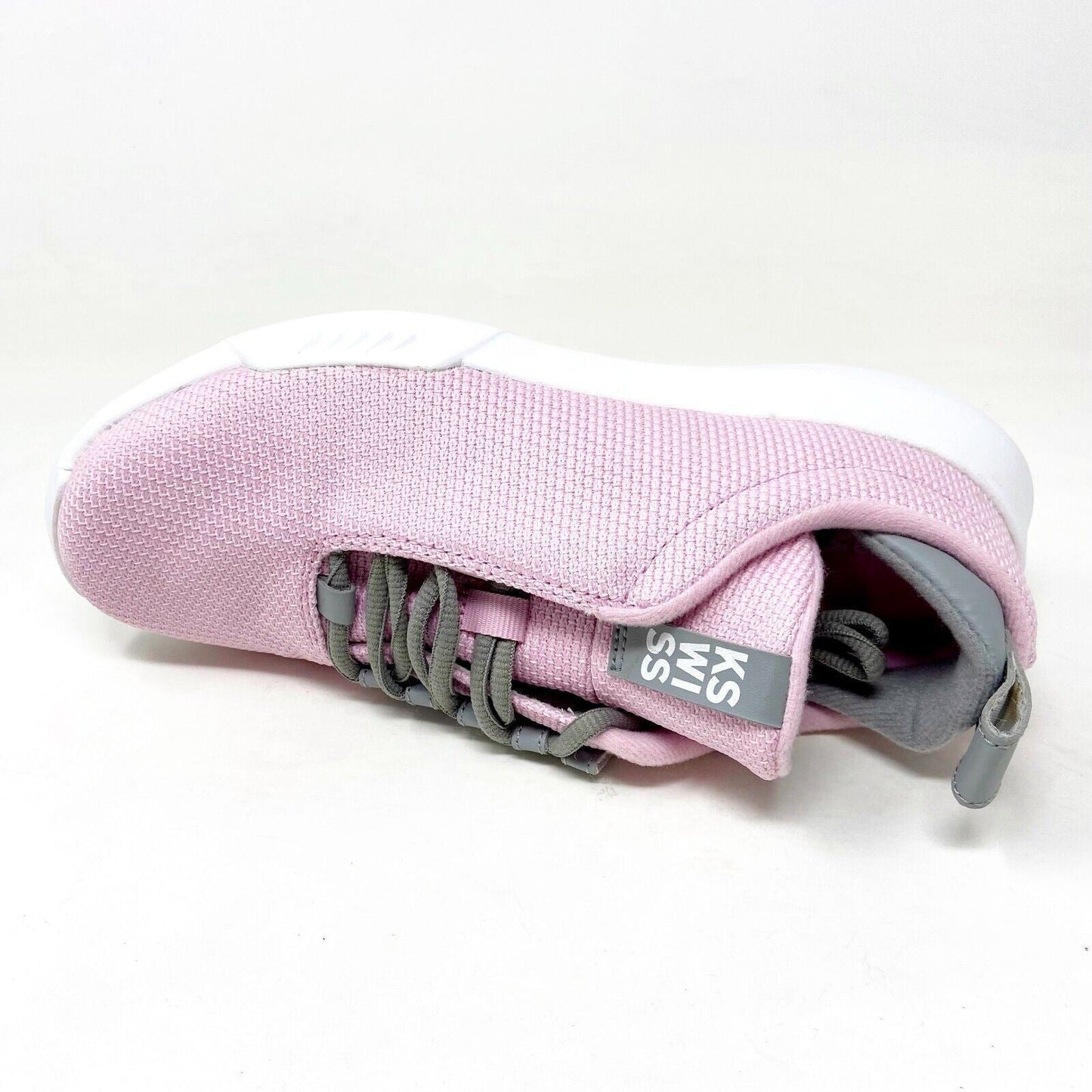 K-Swiss Gen-K Icon Knit Pinkland Gray White Kids Girls Casual Sneakers 85578 674