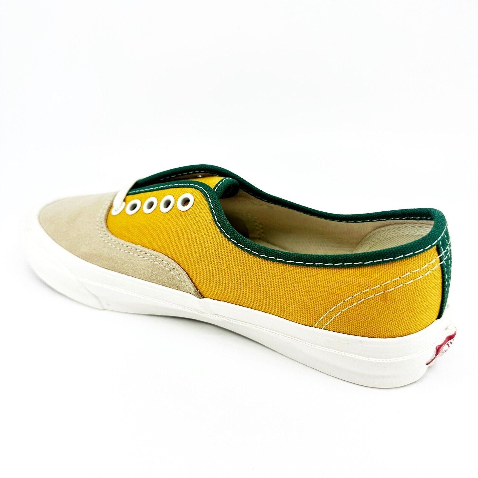 Vans Vault OG Authentic LX (Suede Canvas) Bright Marigold Marshmallow Mens Shoe