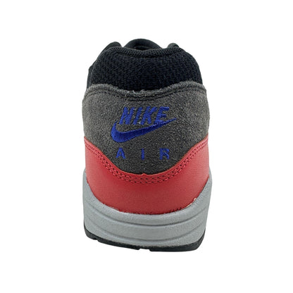 Nike Air Max 1 Essential Black Hyper Crimson Red Mens Athletic Sneaker