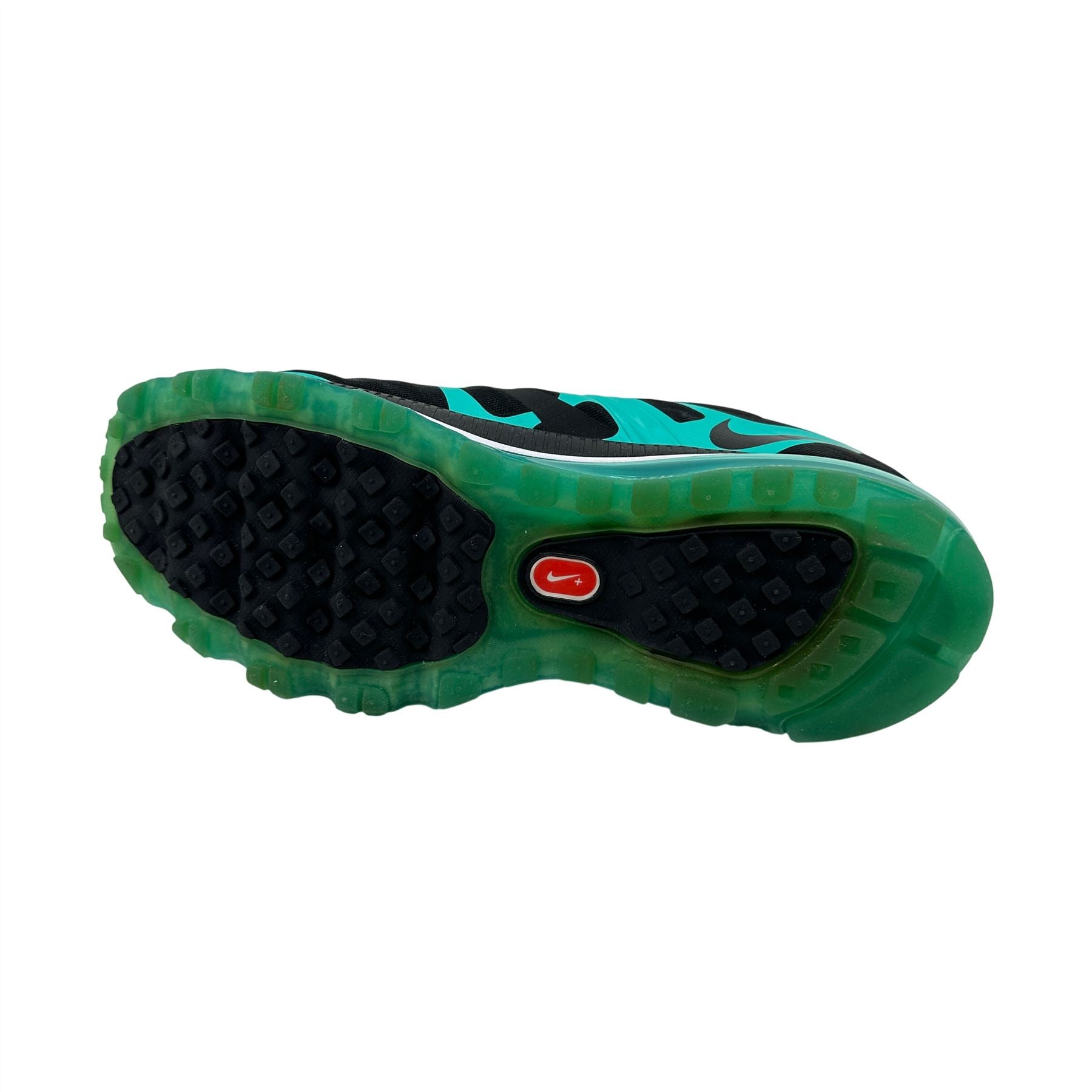 Nike Air Max+ 2012 Black New Green Mens Athletic Sneaker