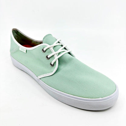 VANS Tazie SF Gossamer Green White Sneakers Womens Size 9.5