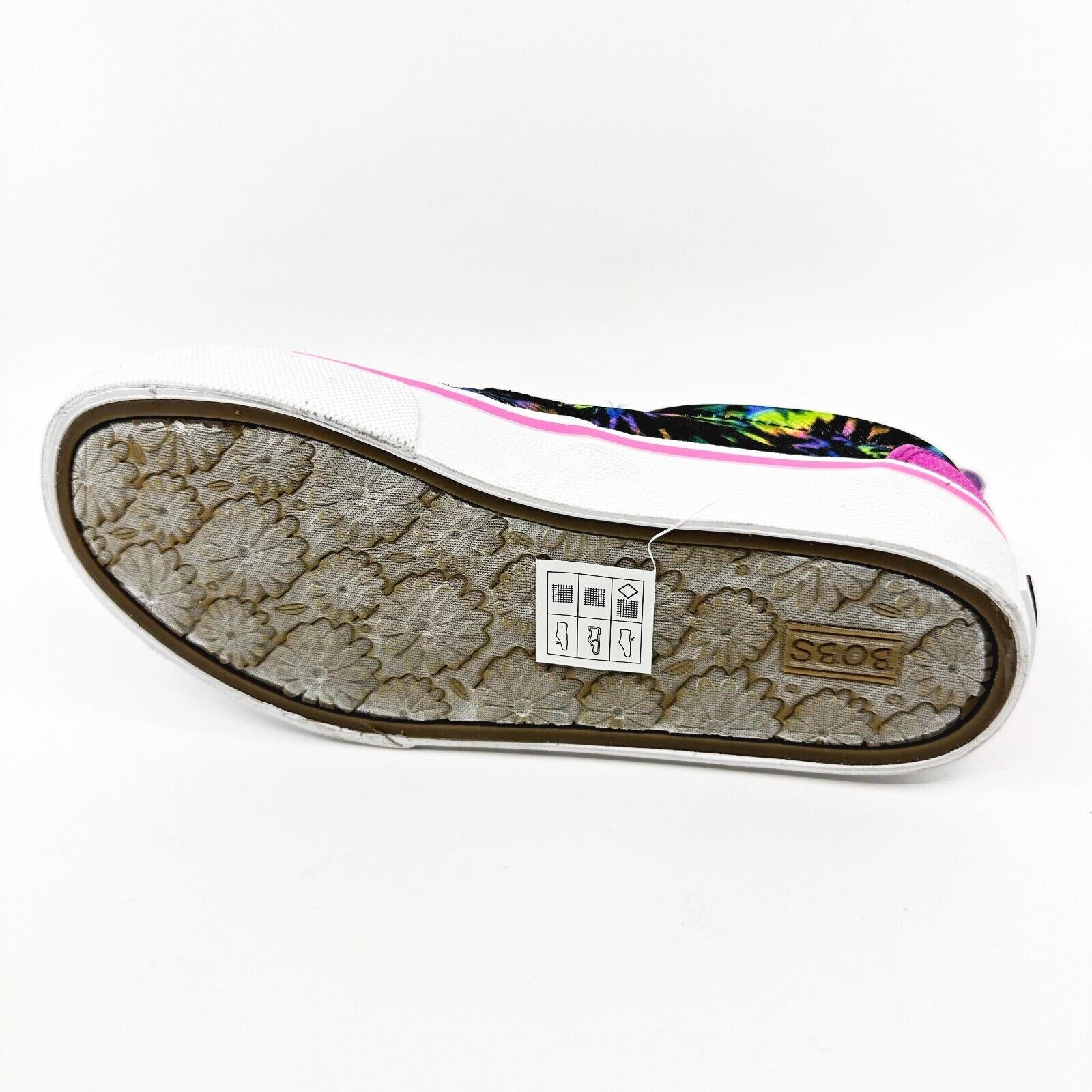 Skechers Marley Electric Tie Dye Black Multicolor Kids Girls Sneakers