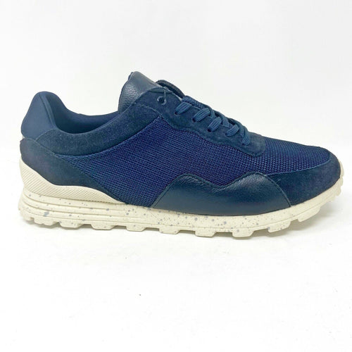 Clae Hoffman Navy Suede Mesh Mens Size 8.5  Premium Casual Sneakers