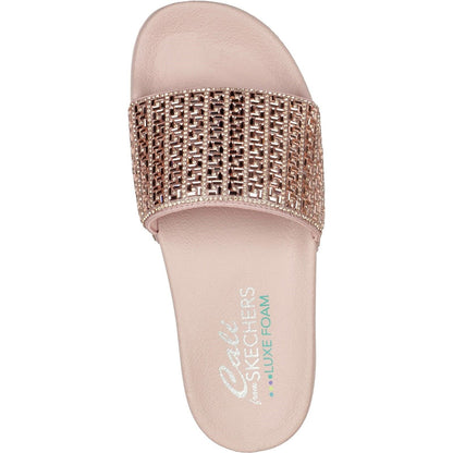 Women's Wide Fit Skechers 119320  Pop Ups New Spark Mules