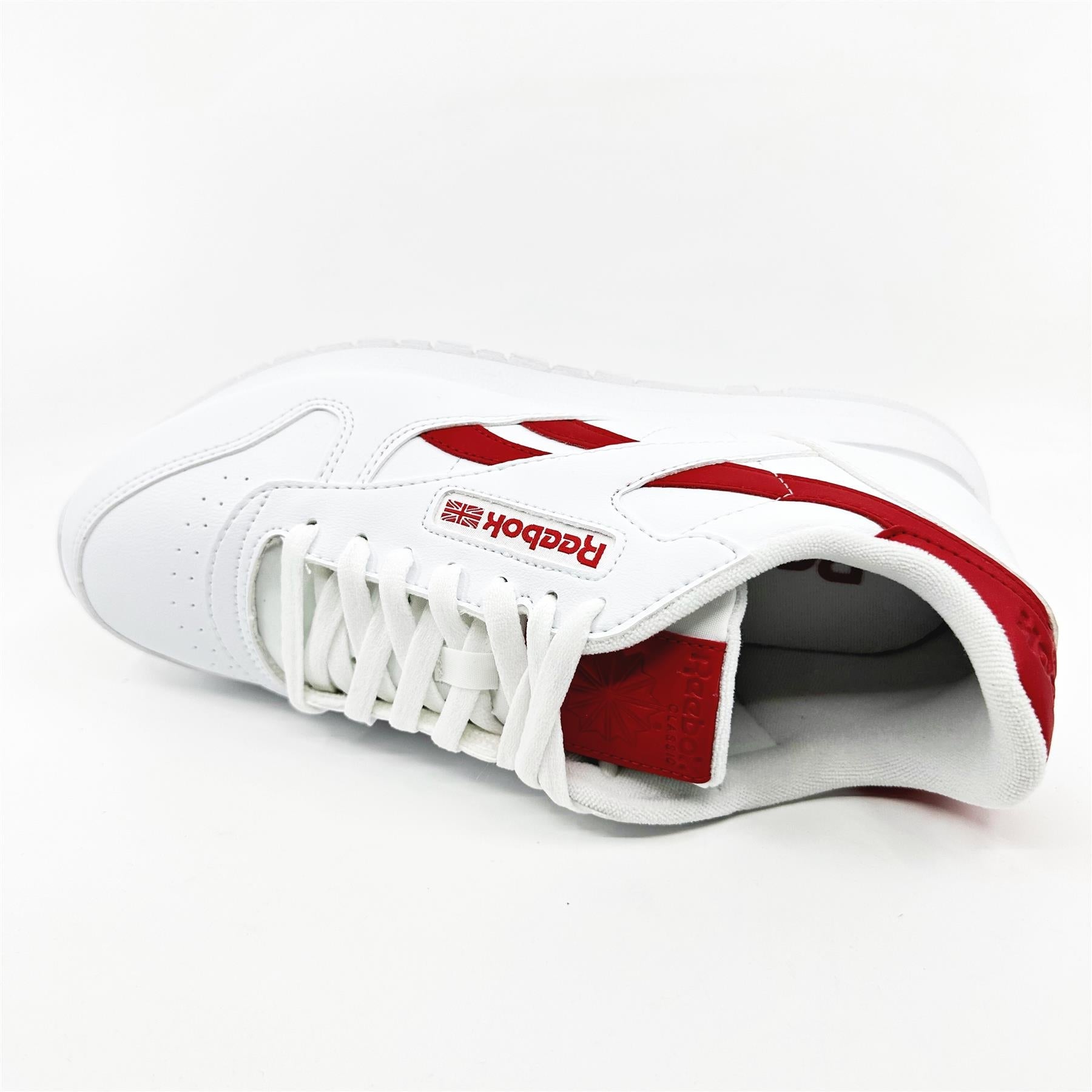 Reebok Classic Vegan White Vector Red Mens Athletic Sneaker