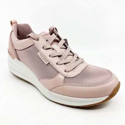 Skechers Billion Hot Days Mauve Womens Athletic Comfort Sneakers