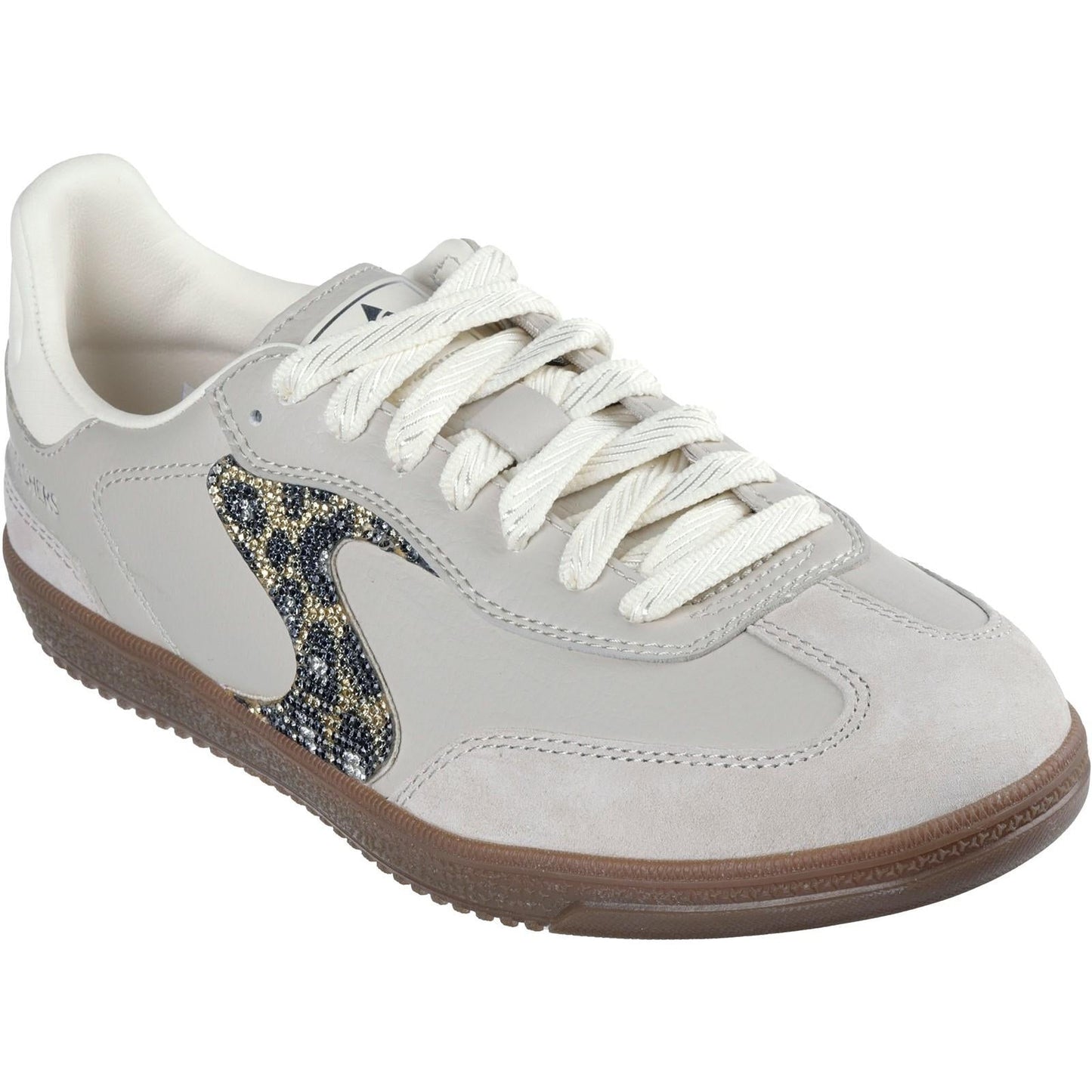 Women's Wide Fit Skechers 185239 Hotshot Shimmering Spots Trainers