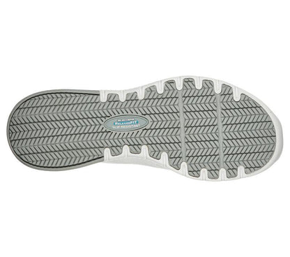 Women's Wide Fit Skechers 108010EC Marsing Gmina Slip Resistant Trainers