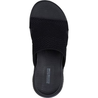 Women's Wide Fit Skechers 141425 Go Walk Flex Elation Sandals