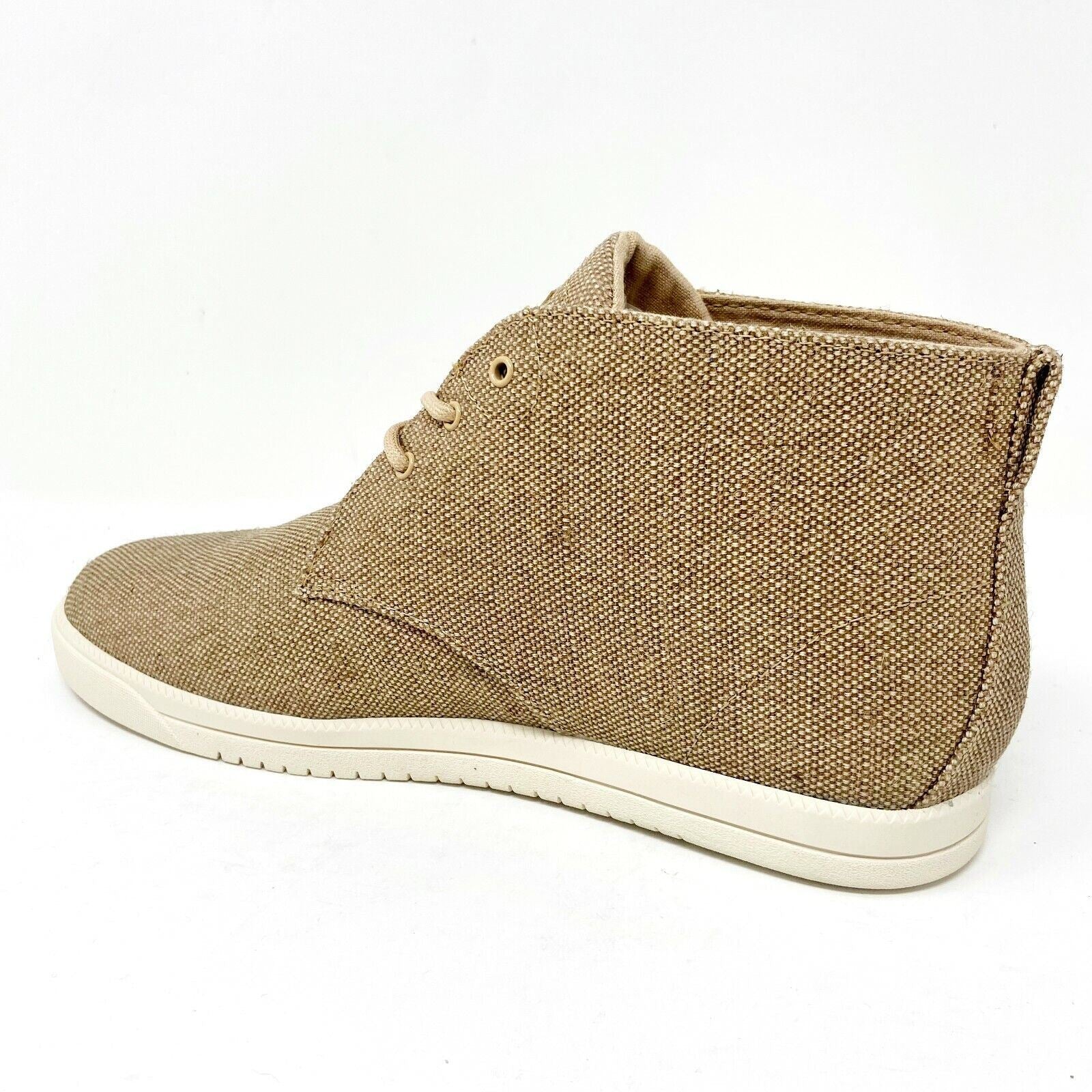 Clae Strayhorn Textile Tan Hemp Canvas Mens Size 7 Premium Sneakers