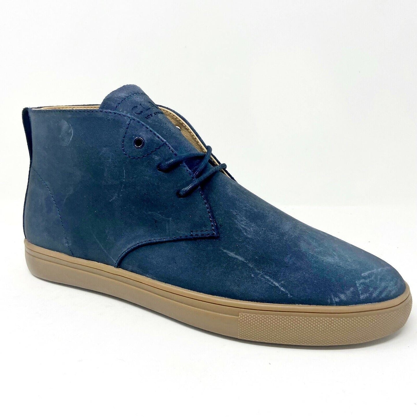 Clae Strayhorn SP Navy Waxed Mens Premium Casual Shoes Sneakers
