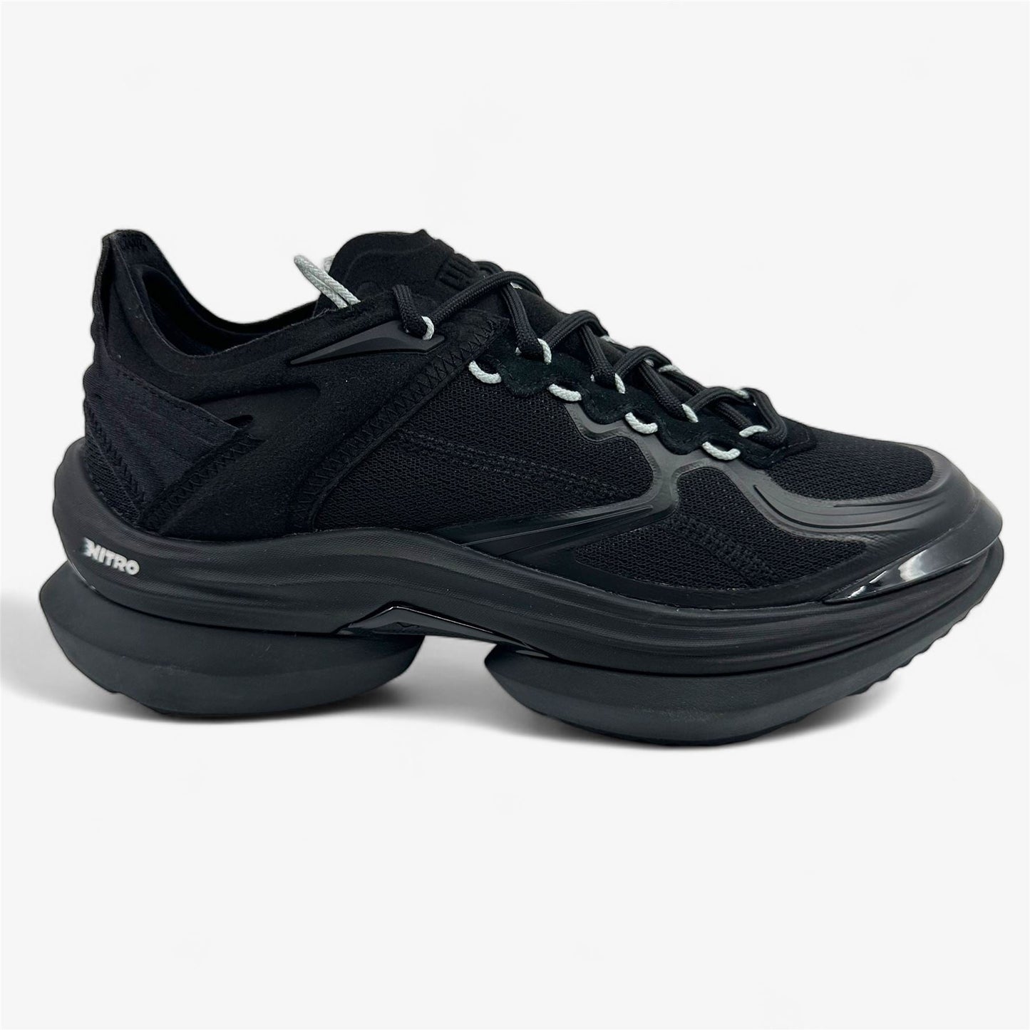 PUMA Variant Nitro Sci-Tech Black Platinum Gray Mens Size 7 Athletic Sneaker